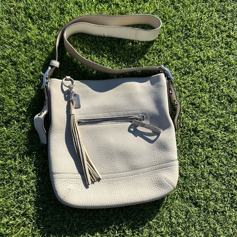 Coach Cream Shoulder Bag